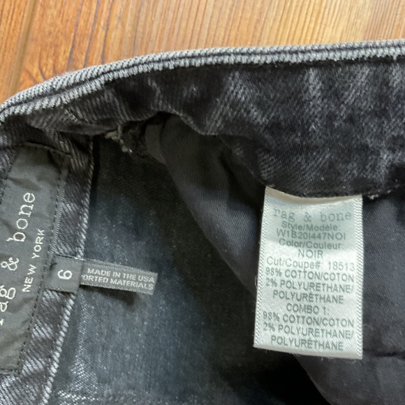 Rag & Bone black denim skirt EUC - Picture 5 of 9
